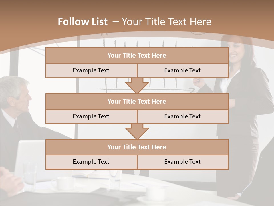 Presentation Point Businessteam PowerPoint Template
