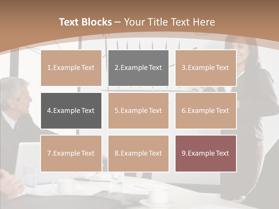 Presentation Point Businessteam PowerPoint Template