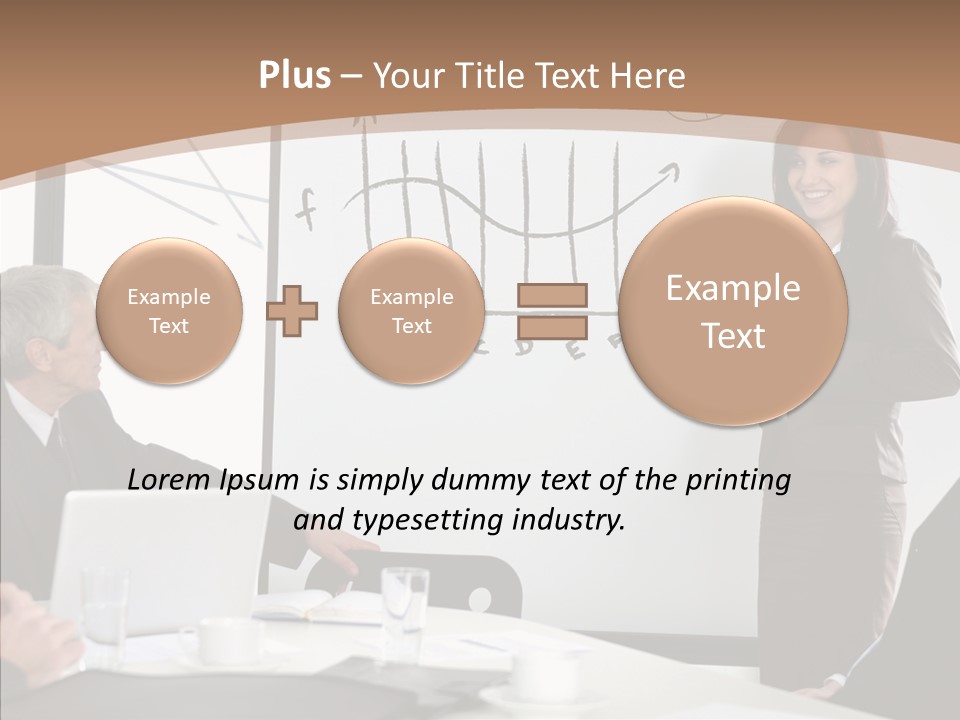 Presentation Point Businessteam PowerPoint Template