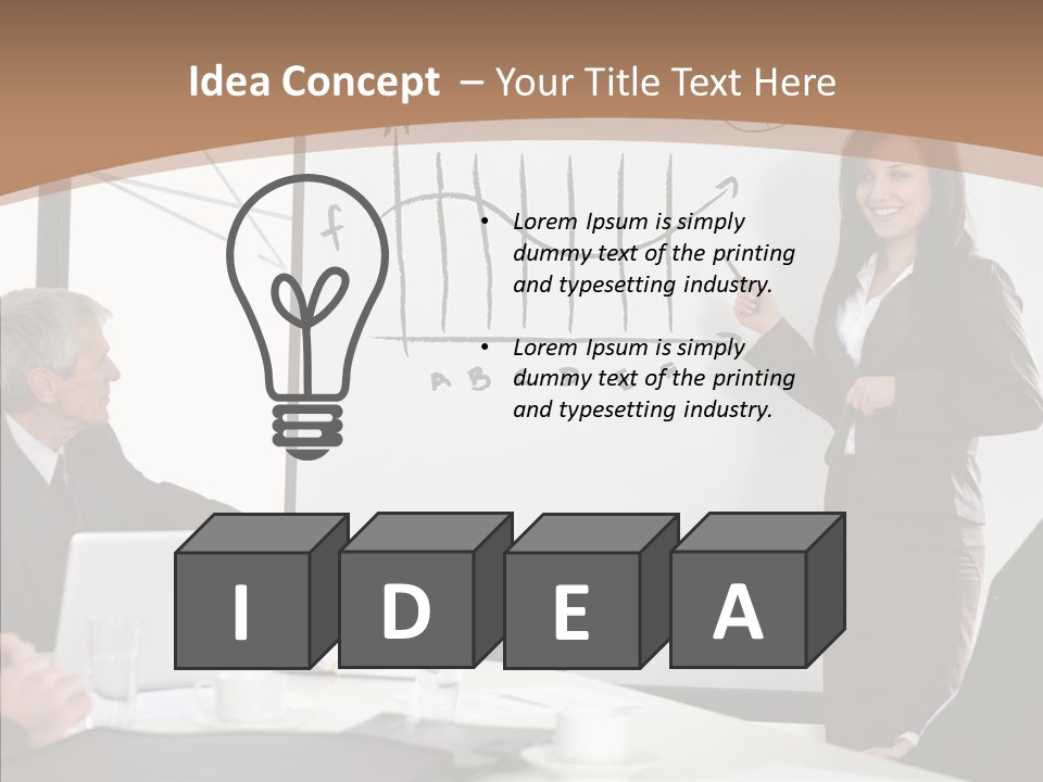 Presentation Point Businessteam PowerPoint Template