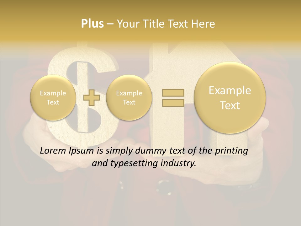 Real Purchasing Money PowerPoint Template