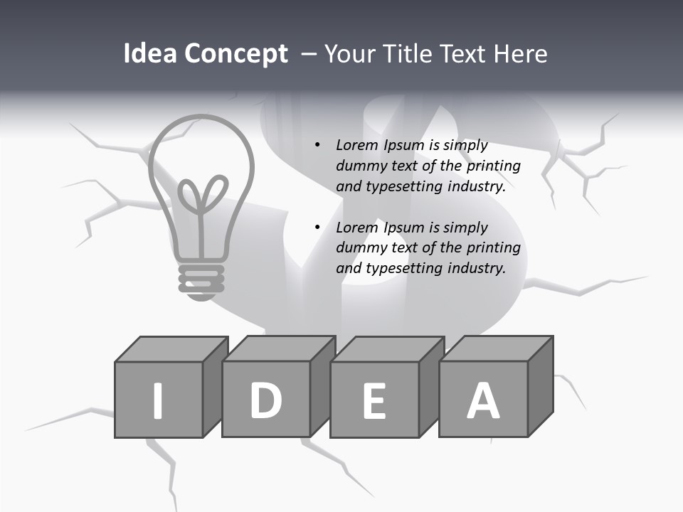 Object Idea Account PowerPoint Template