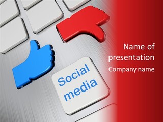 Friend Network Media PowerPoint Template