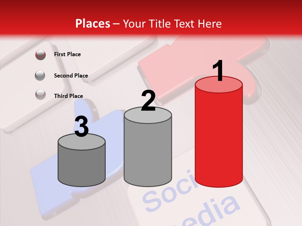 Friend Network Media PowerPoint Template