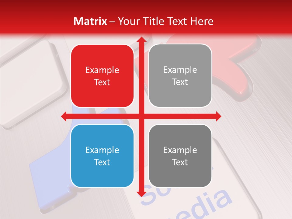 Friend Network Media PowerPoint Template