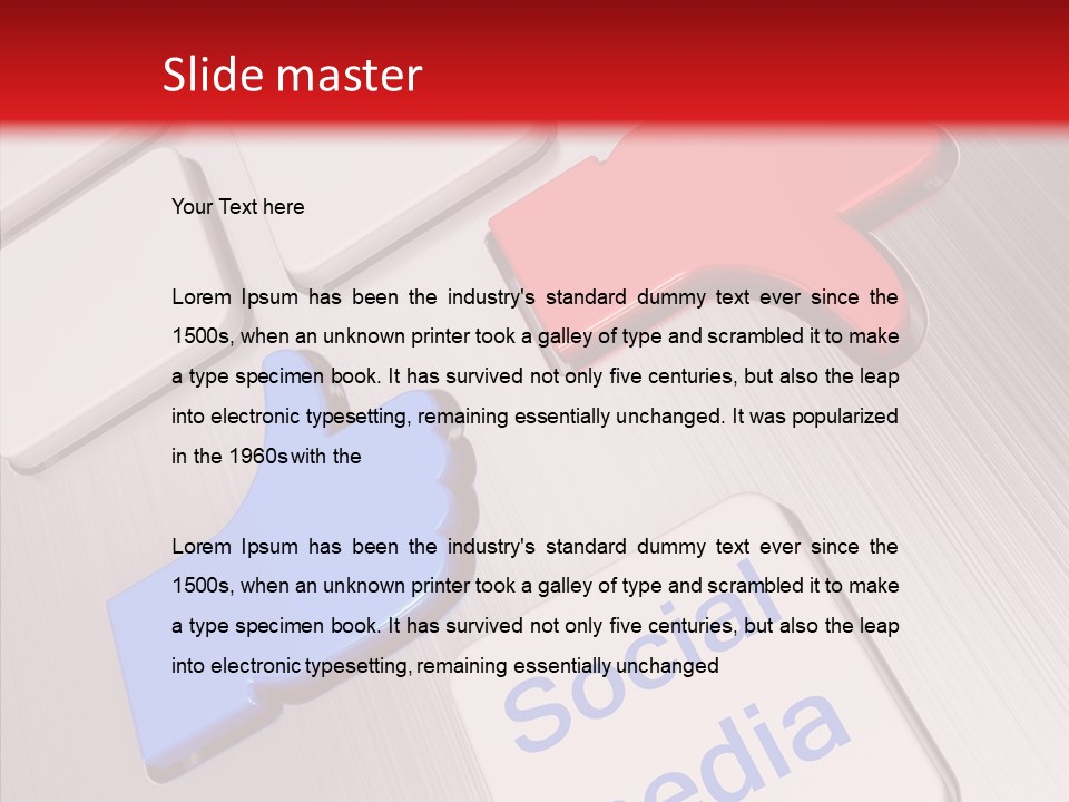 Friend Network Media PowerPoint Template