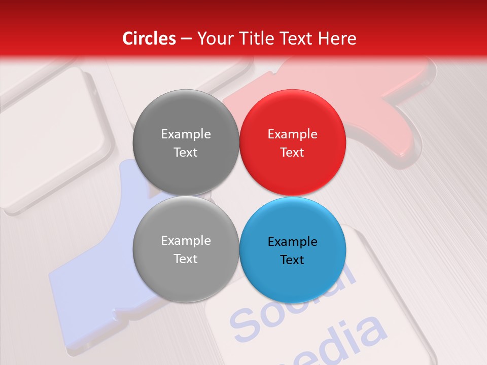 Friend Network Media PowerPoint Template