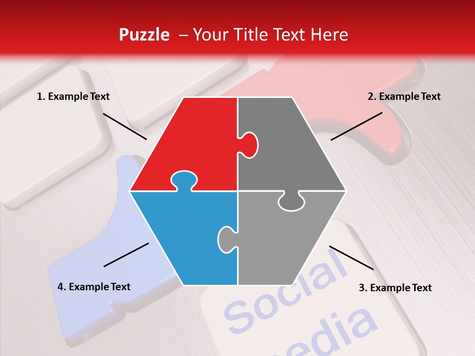 Friend Network Media PowerPoint Template