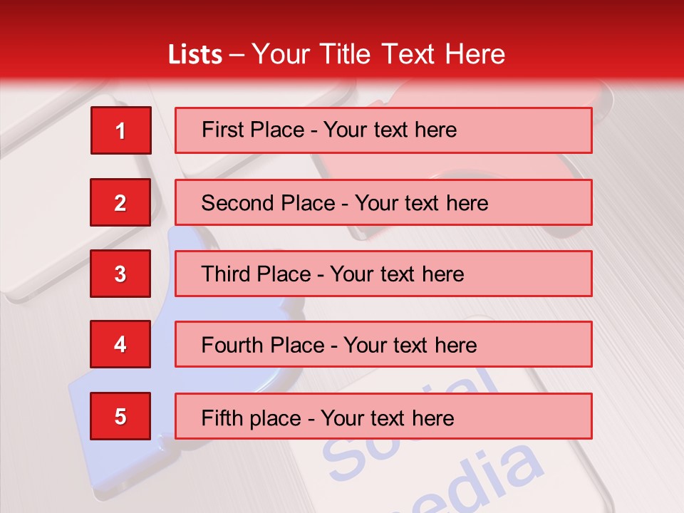 Friend Network Media PowerPoint Template