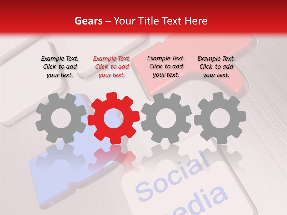 Friend Network Media PowerPoint Template