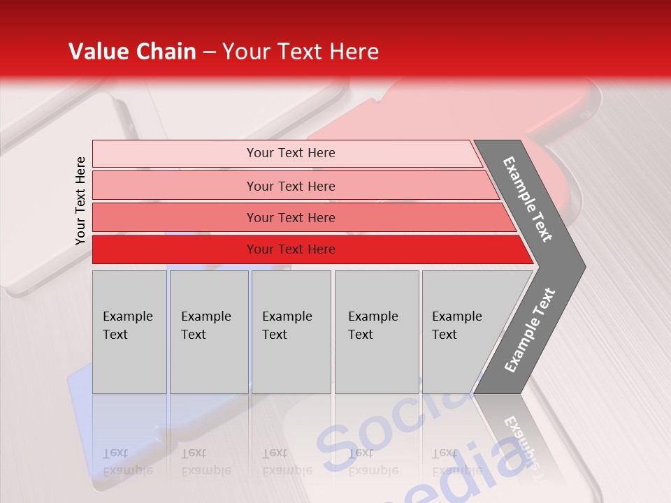 Friend Network Media PowerPoint Template