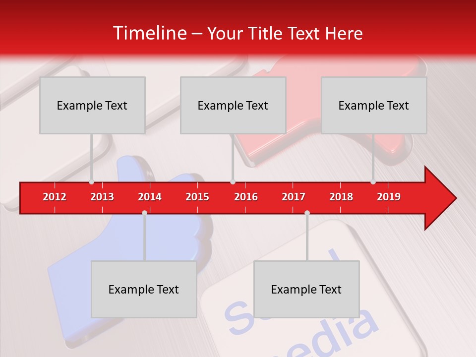 Friend Network Media PowerPoint Template