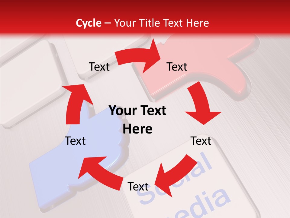 Friend Network Media PowerPoint Template