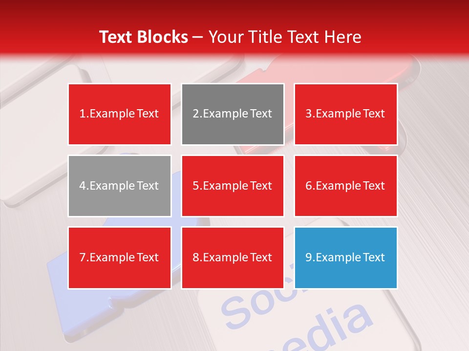 Friend Network Media PowerPoint Template