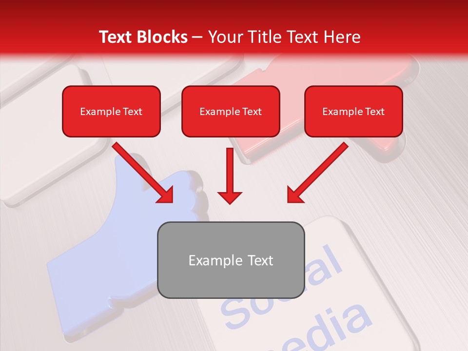 Friend Network Media PowerPoint Template