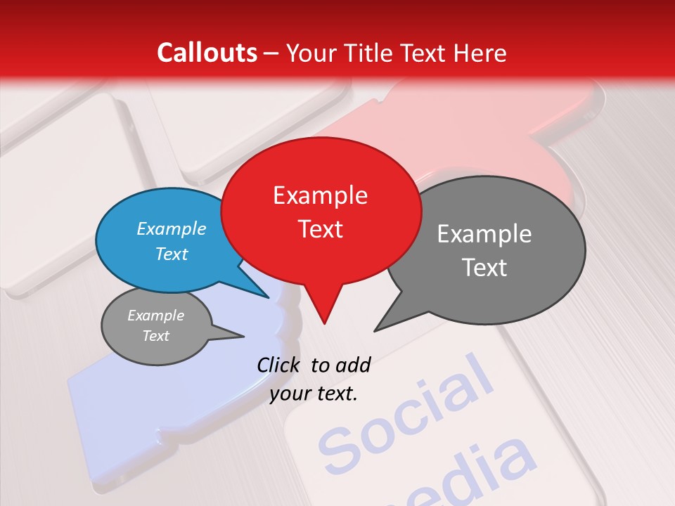 Friend Network Media PowerPoint Template