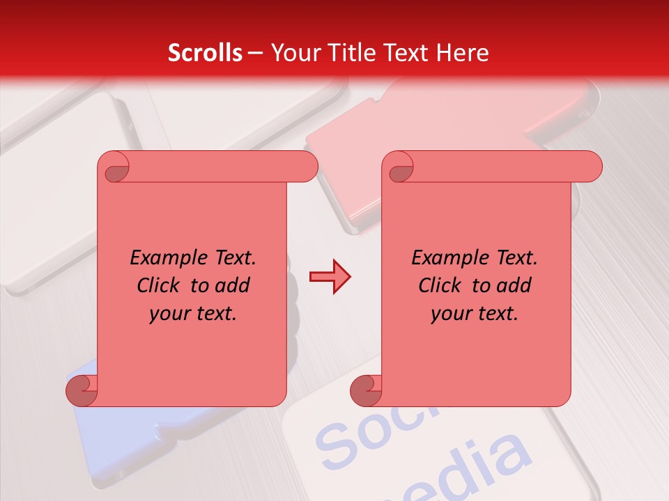 Friend Network Media PowerPoint Template