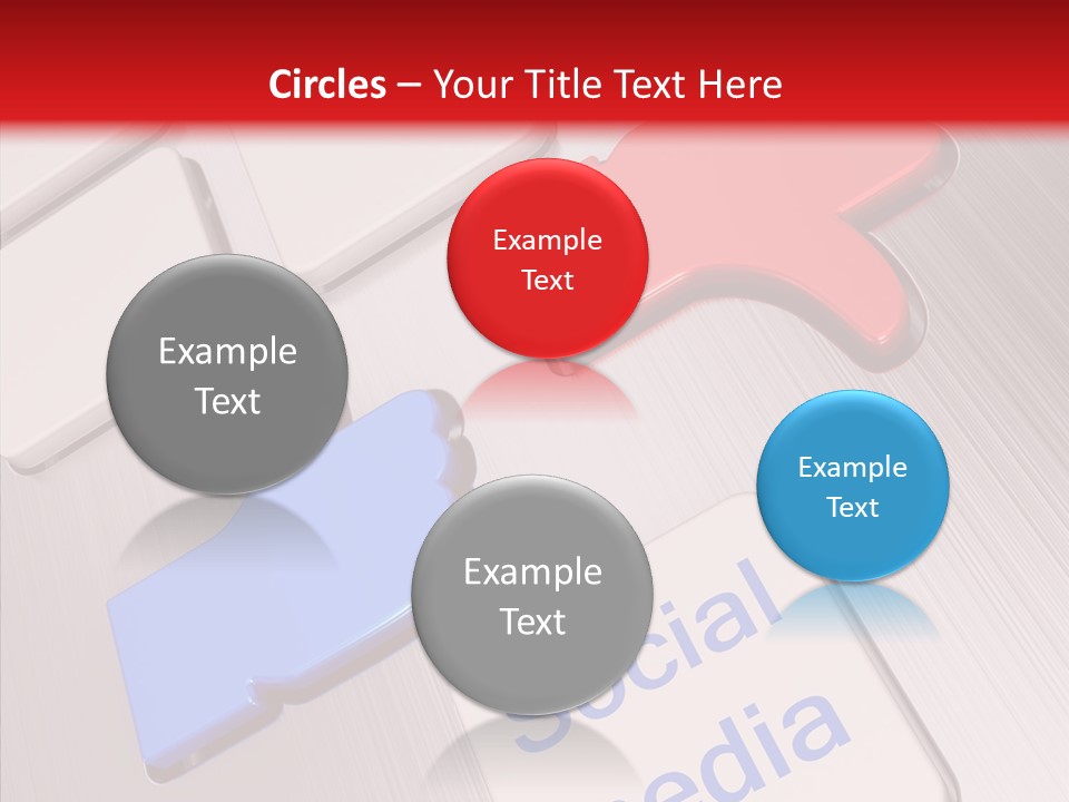 Friend Network Media PowerPoint Template