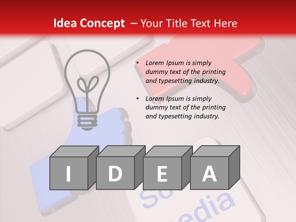 Friend Network Media PowerPoint Template