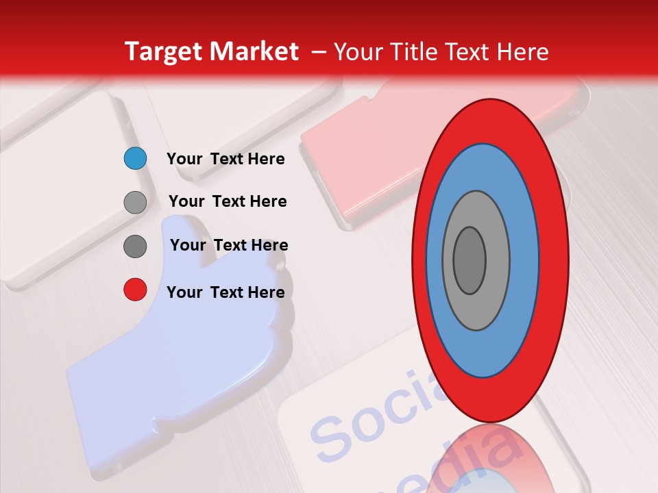 Friend Network Media PowerPoint Template