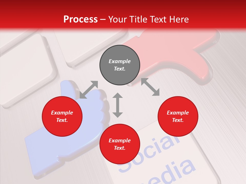 Friend Network Media PowerPoint Template