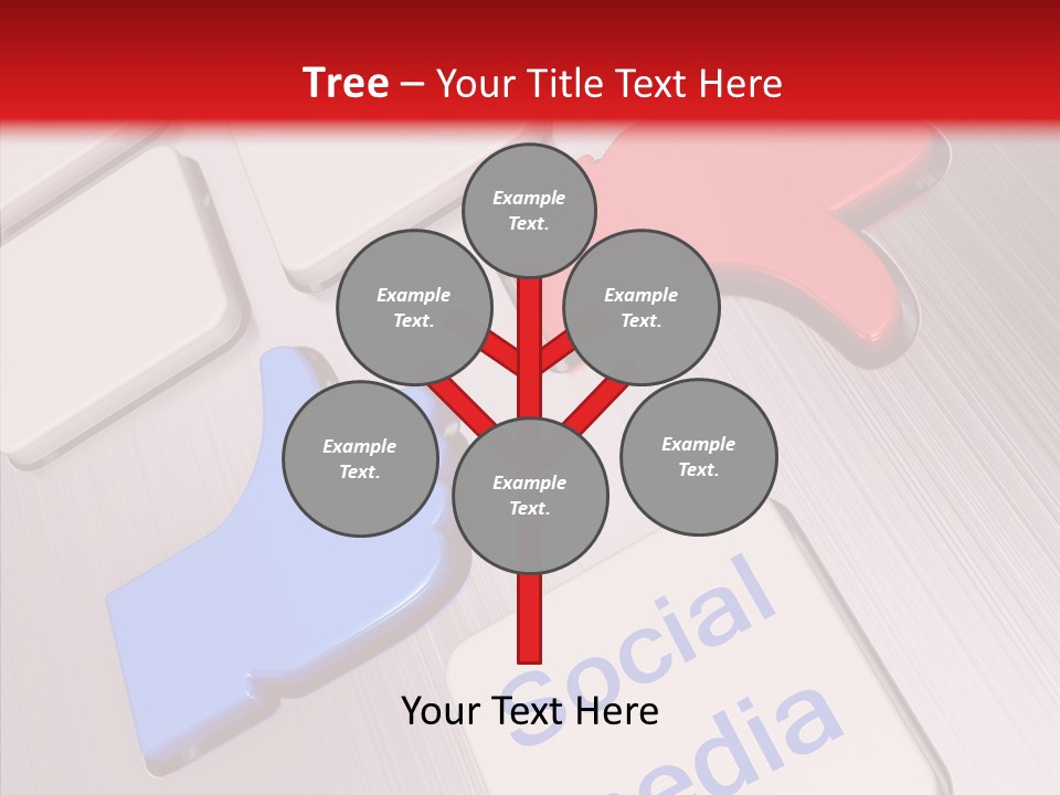 Friend Network Media PowerPoint Template