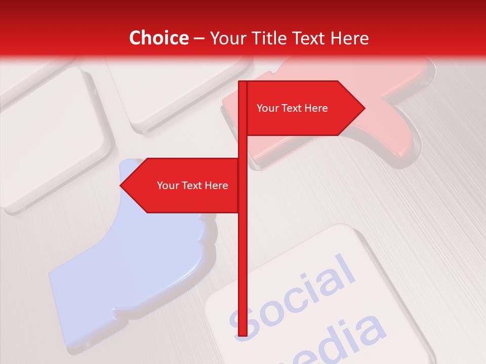 Friend Network Media PowerPoint Template