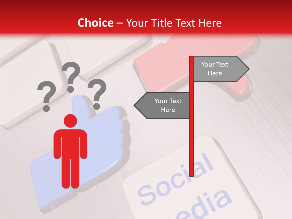 Friend Network Media PowerPoint Template