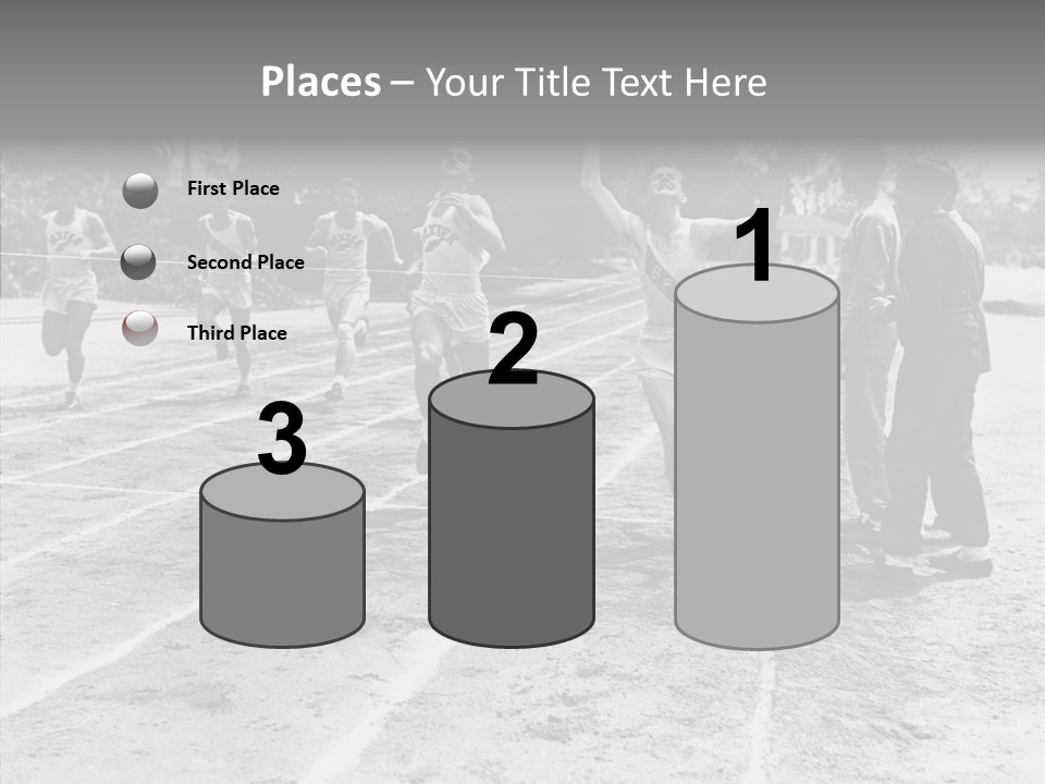 Athlete Thrill Smile PowerPoint Template