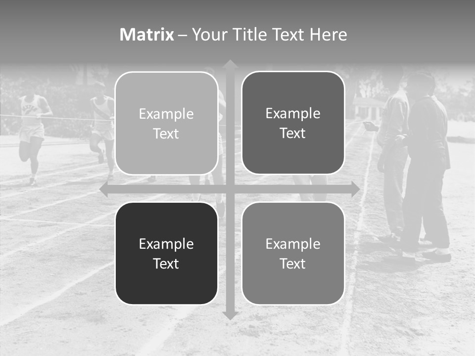 Athlete Thrill Smile PowerPoint Template