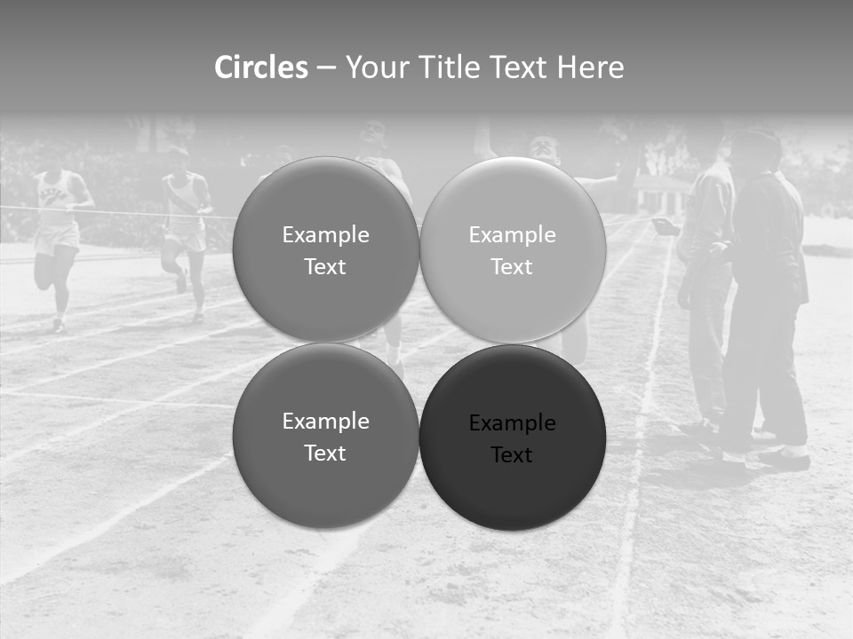 Athlete Thrill Smile PowerPoint Template