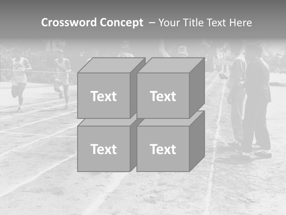 Athlete Thrill Smile PowerPoint Template