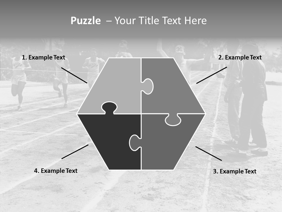 Athlete Thrill Smile PowerPoint Template