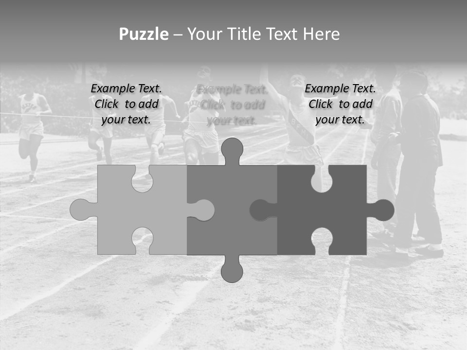 Athlete Thrill Smile PowerPoint Template