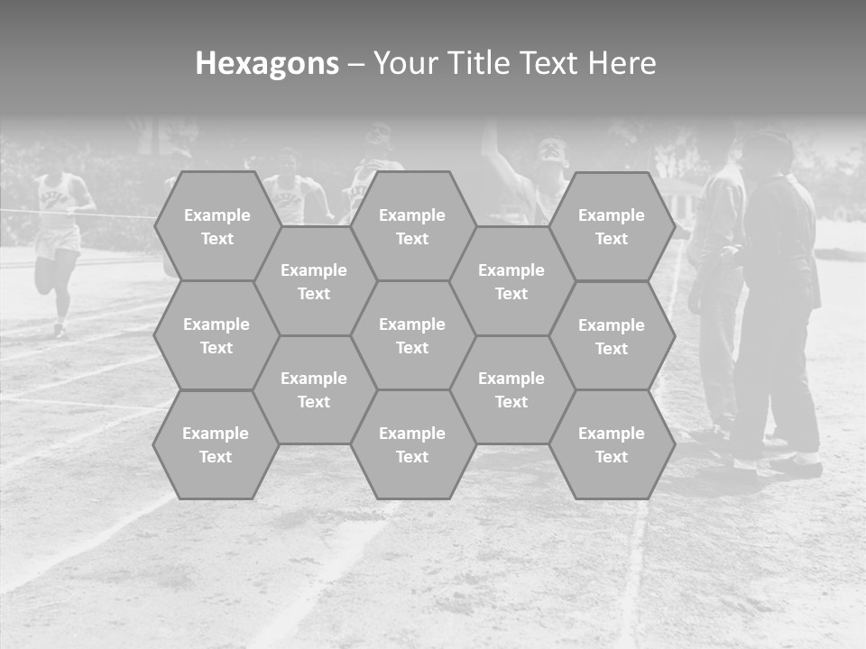 Athlete Thrill Smile PowerPoint Template