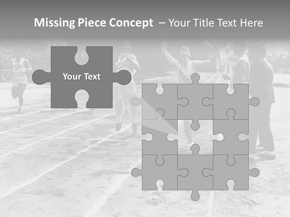 Athlete Thrill Smile PowerPoint Template