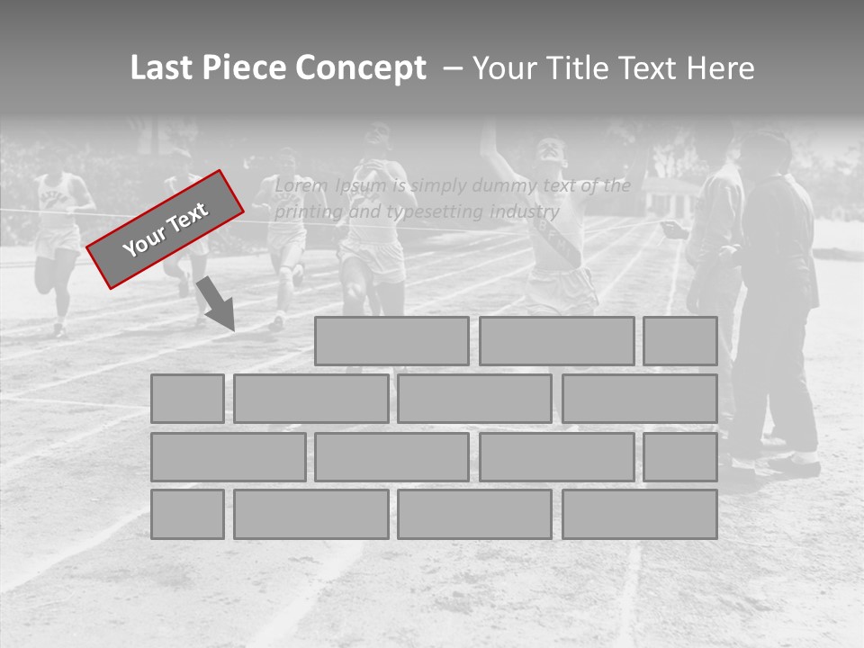 Athlete Thrill Smile PowerPoint Template