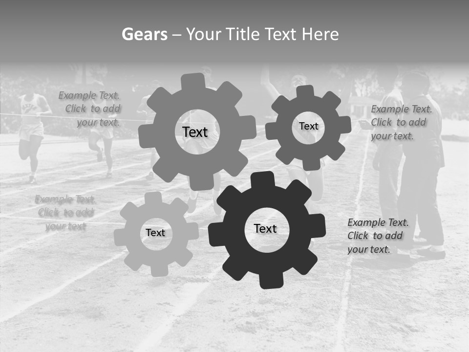 Athlete Thrill Smile PowerPoint Template