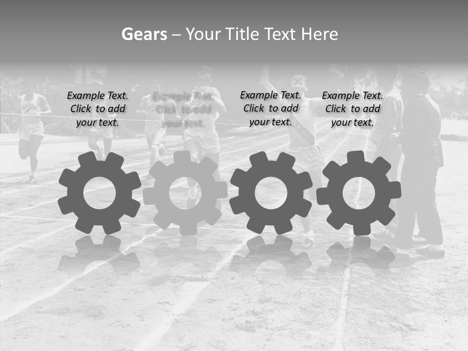 Athlete Thrill Smile PowerPoint Template