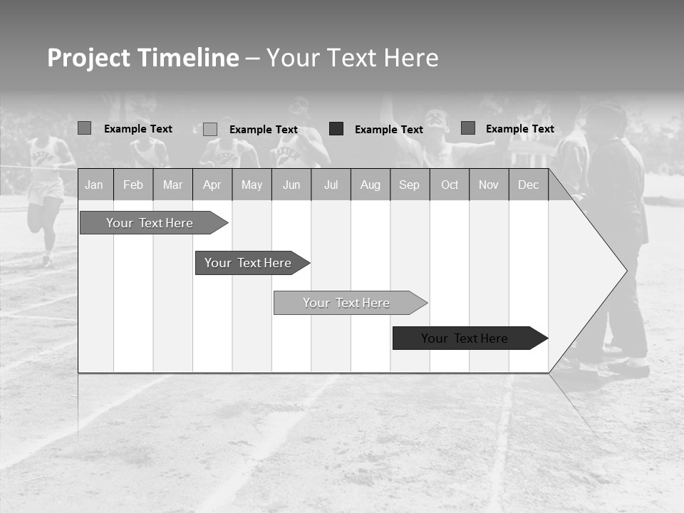 Athlete Thrill Smile PowerPoint Template