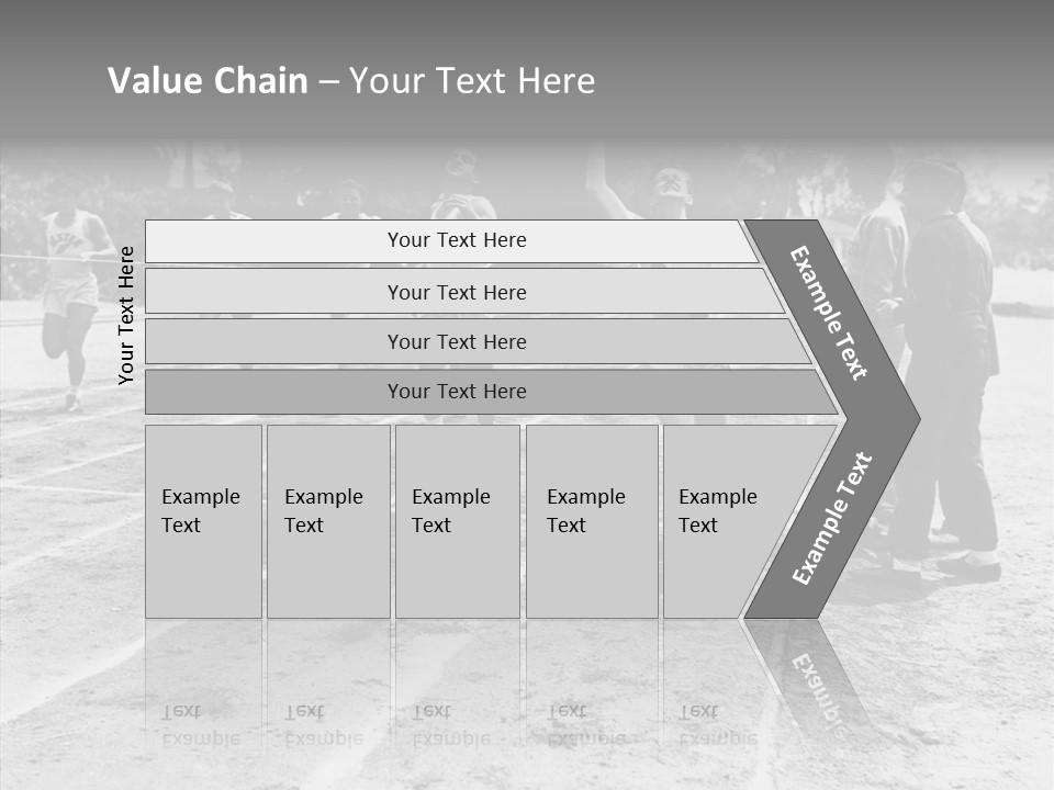 Athlete Thrill Smile PowerPoint Template