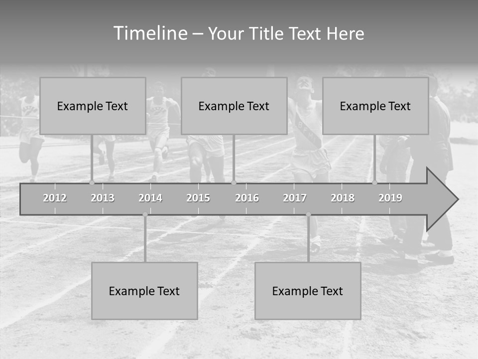 Athlete Thrill Smile PowerPoint Template