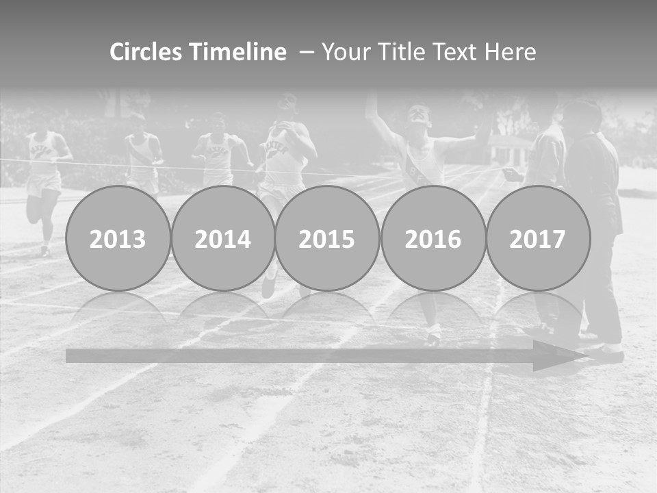 Athlete Thrill Smile PowerPoint Template