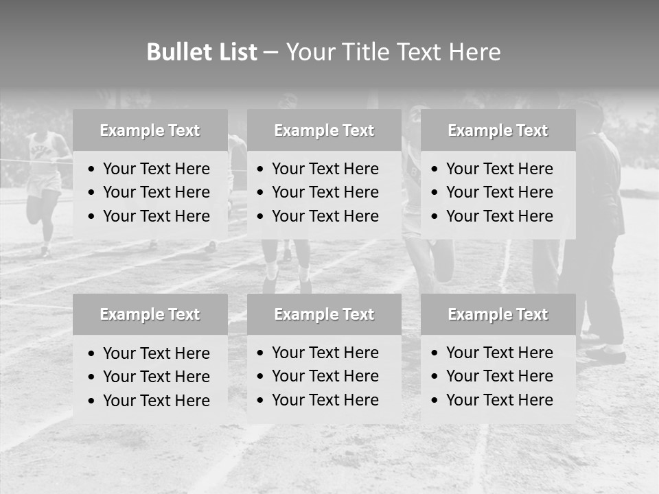 Athlete Thrill Smile PowerPoint Template