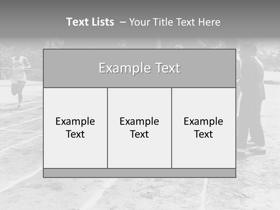 Athlete Thrill Smile PowerPoint Template