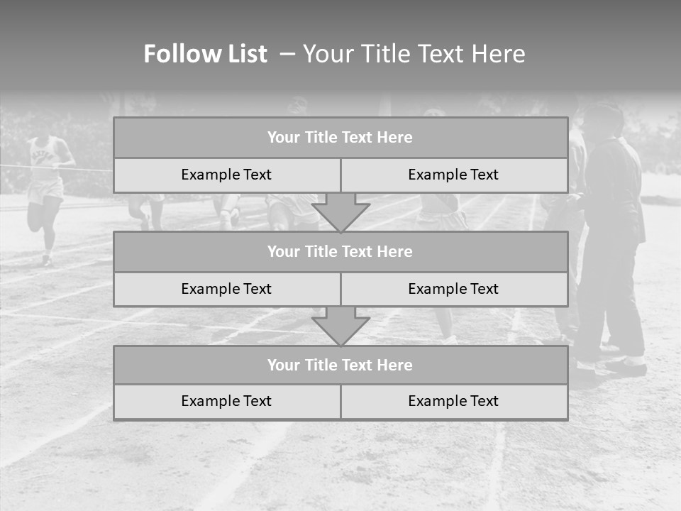 Athlete Thrill Smile PowerPoint Template