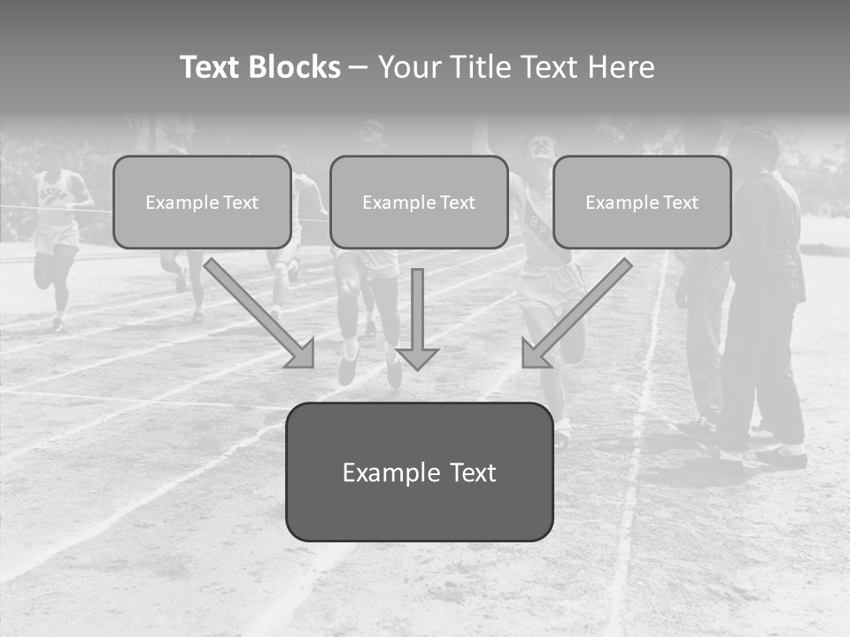 Athlete Thrill Smile PowerPoint Template