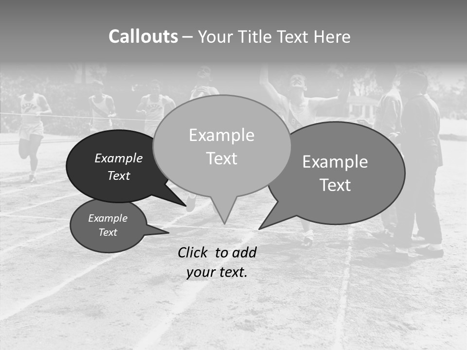 Athlete Thrill Smile PowerPoint Template