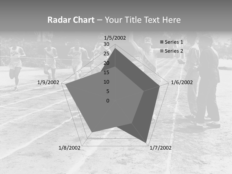 Athlete Thrill Smile PowerPoint Template