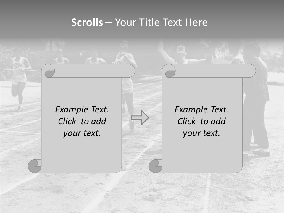 Athlete Thrill Smile PowerPoint Template